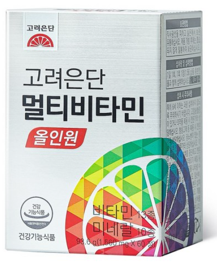 Korea Eundan Мультивитамины (2 месяца, 60 таблеток)