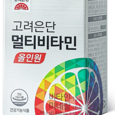 Korea Eundan Мультивитамины (2 месяца, 60 таблеток)