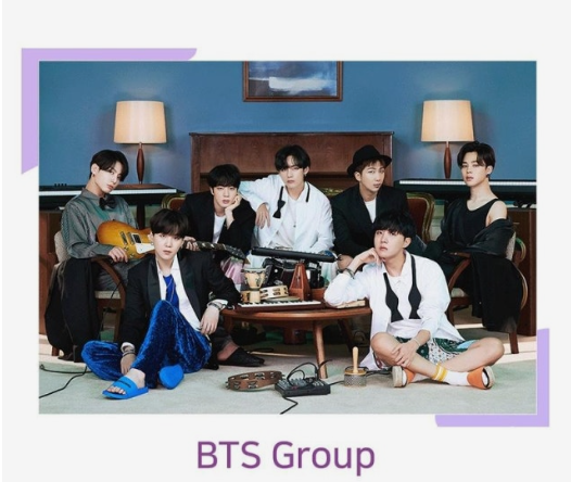 BTS Group 3D Lenticular A3