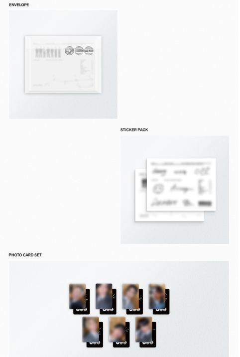 BTS ARIRANG Envelope, Sticker Pack